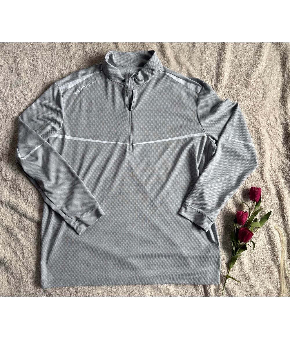 Columbia Golf Quarter Zip Pullover Gray XL